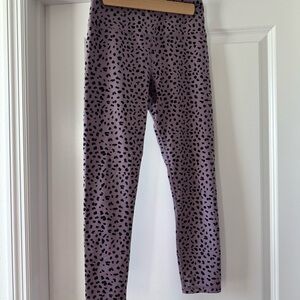 Woman’s Zia Purple and Black Patterned Leggings